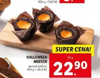 Lidl Halloween muffin nabídka