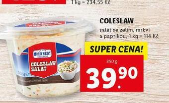 Lidl Coleslaw nabídka