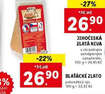 Lidl Blaťácké zlato nabídka