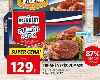 Lidl Trhané vepřové maso nabídka
