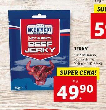 Lidl Jerky nabídka