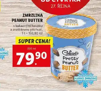 Lidl Zmrzlina peanut butter nabídka