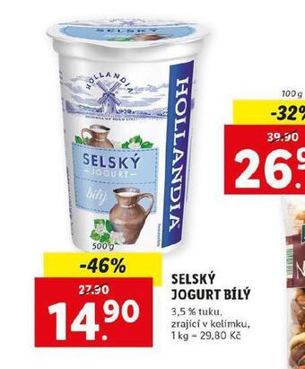 Lidl Selský jogurt nabídka