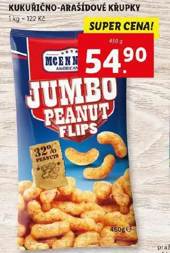 Lidl Kukuřičné-arašídové křupky nabídka