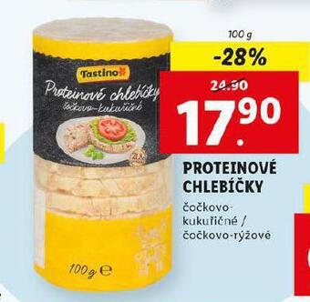 Lidl Proteinové chlebíčky nabídka