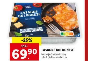 Lidl Lasagne bolognese nabídka