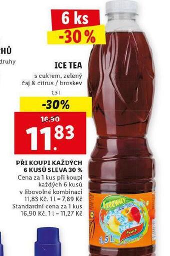 Lidl Ice tea nabídka