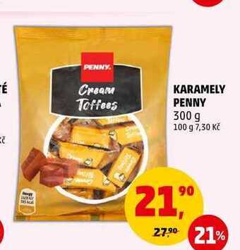 Penny Market Karamely penny, 300 g nabídka