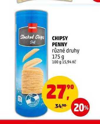 Penny Market Chipsy penny, 175 g nabídka