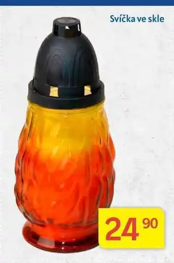 Kubík potraviny Svíčka ve skle 1ks nabídka
