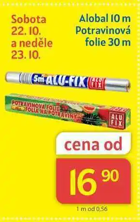 Kubík potraviny Alu-fix alobal 10 m nabídka