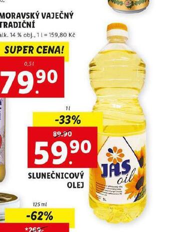 Lidl Slunečnicový olej nabídka