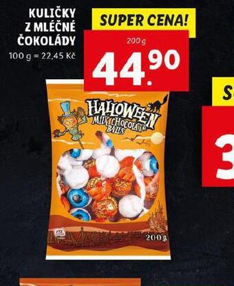 Lidl Kuličky z mléčné čokolády nabídka
