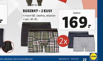 Lidl Boxerky nabídka