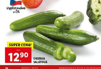 Lidl Okurka salátová nabídka