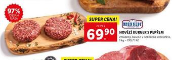 Lidl Hovězí burger s pepřem nabídka
