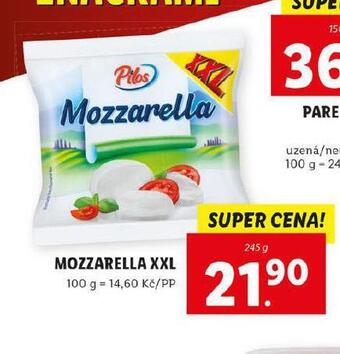 Lidl Mozzarella sýr nabídka