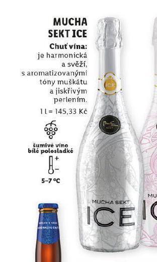 Lidl Mucha sekt ice nabídka
