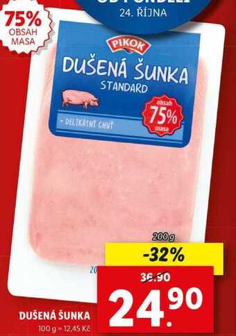 Lidl Dušená šunka, 200 g nabídka