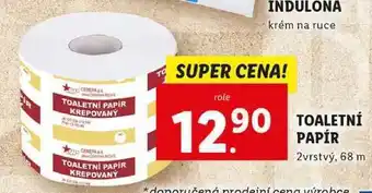 Lidl Toaletní papír 2vrstvý, 68 m nabídka