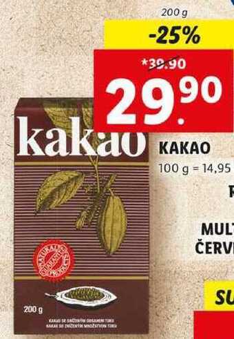 Lidl Kakao, 200 g nabídka
