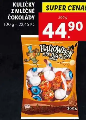 Lidl Kuličky z mléčné čokolády, 200 g nabídka