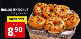 Lidl Halloween donut, 54 g nabídka