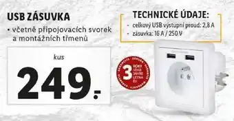Lidl Usb zásuvka nabídka