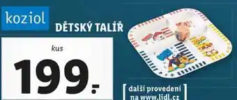 Lidl Dětský talíř nabídka