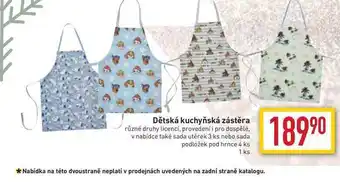 Billa Dětská kuchyňská zástěra nabídka