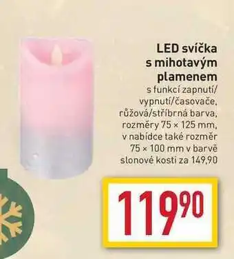 Billa Led svíčka s mihotavým plamenem nabídka