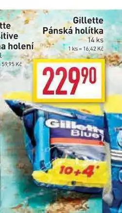Billa Gillette pánská holítka 14 ks nabídka