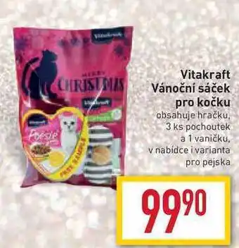 Billa Vitakraft vánoční sáček pro kočku nabídka