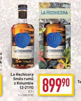 Billa La hechicera směs rumů z kolumbie 12-21yo 0,7l nabídka