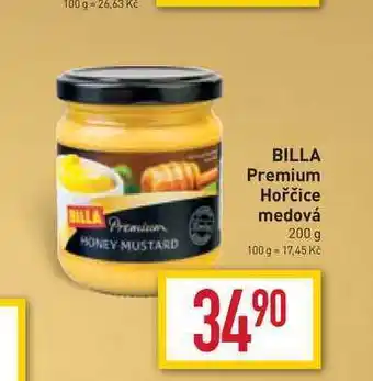 Billa Billa premium hořčice medová 200 g nabídka