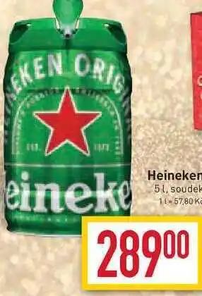 Billa Heineken 5l, soudek nabídka