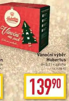 Billa Vánoční výběr hubertus 8x0,5l nabídka
