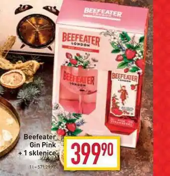 Billa Beefeater gin pink +1 sklenice 0,7l nabídka