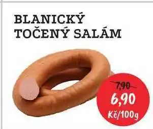 RABBIT řeznictví Blanický točený salám, 100 g nabídka