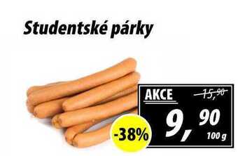 ZEMAN Studentské párky, 100g nabídka