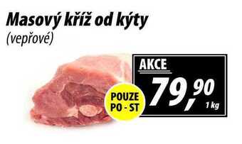 ZEMAN Masový kříž od kýty (vepřové), 1 kg nabídka