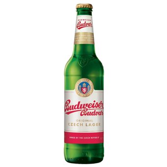 Budweiser budvar original světlý ležák sklo