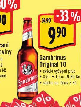 Pivo gambrinus