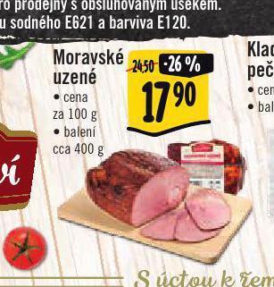Jip Moravské uzené nabídka