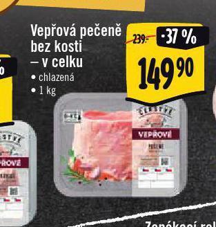 Jip Vepřová pečeně bez kosti nabídka