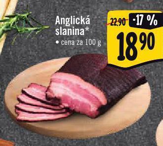 Jip Anglická slanina nabídka