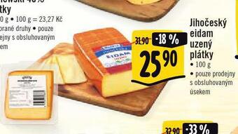 Jip Jihočeský eidam sýr nabídka