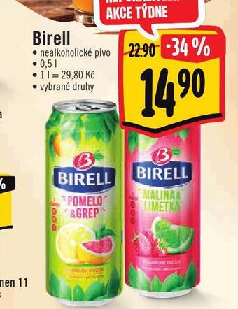 Jip Birell nealkoholické pivo nabídka
