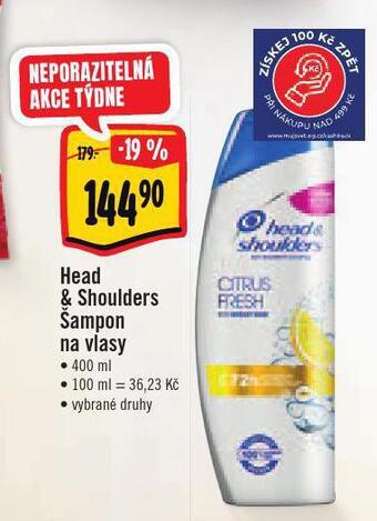 Jip Head & shoulders šampon nabídka