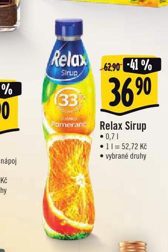 Jip Relax sirup nabídka
